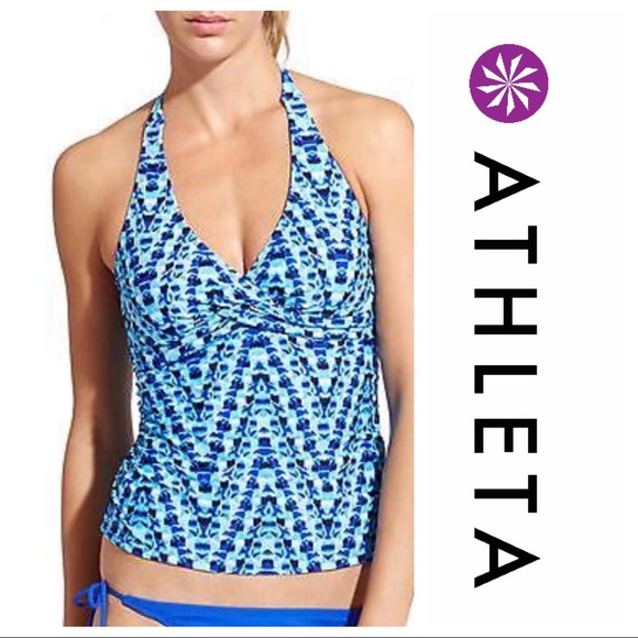athleta tie dye tankini